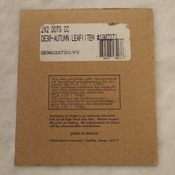 ⚜️ Vintage American O'Lean Ceramic Tile Inserts - Picture 7 of 9